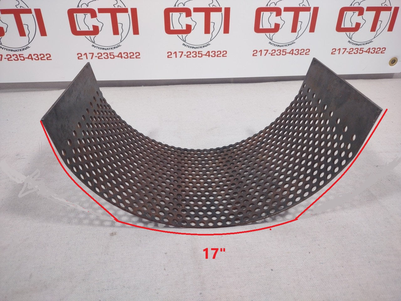 CS Bell # 10 Hammer Mill Screen