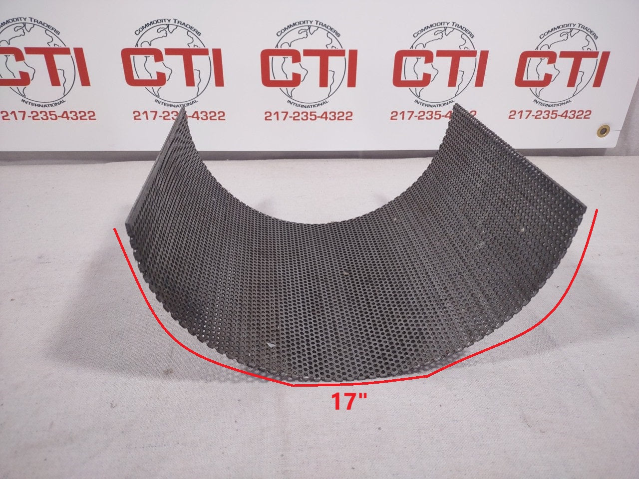 CS Bell # 20 Hammer Mill Screen