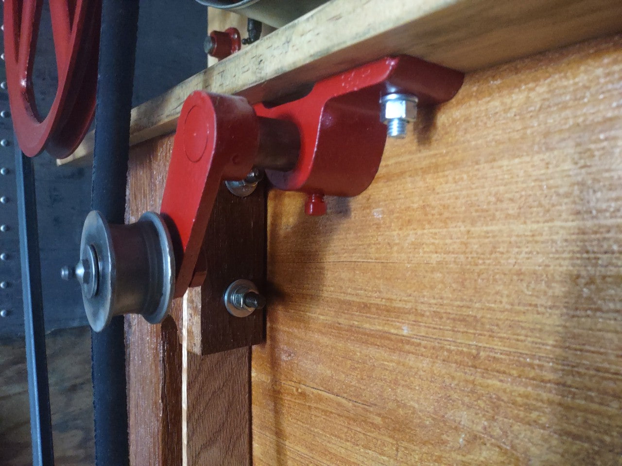 Belt Tightener Axle With Hardware