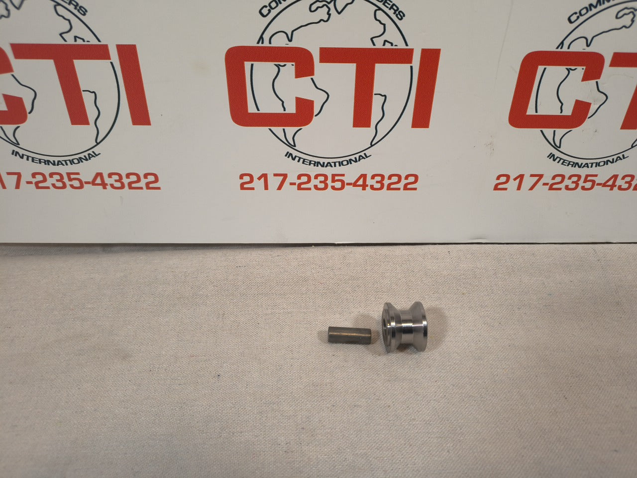 Brush Carrier Roller with Axle for Eliminator & M-2B Seed Cleaners