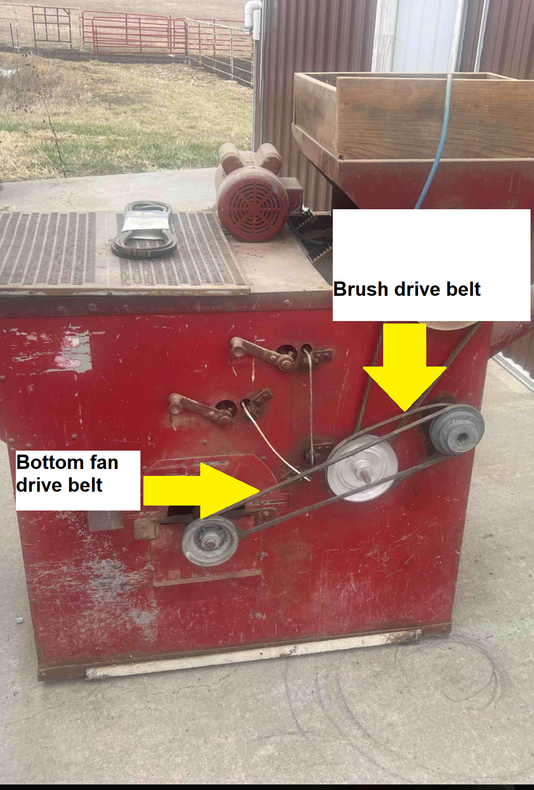 Bottom Fan Drive Belt for M-2B or Eliminator