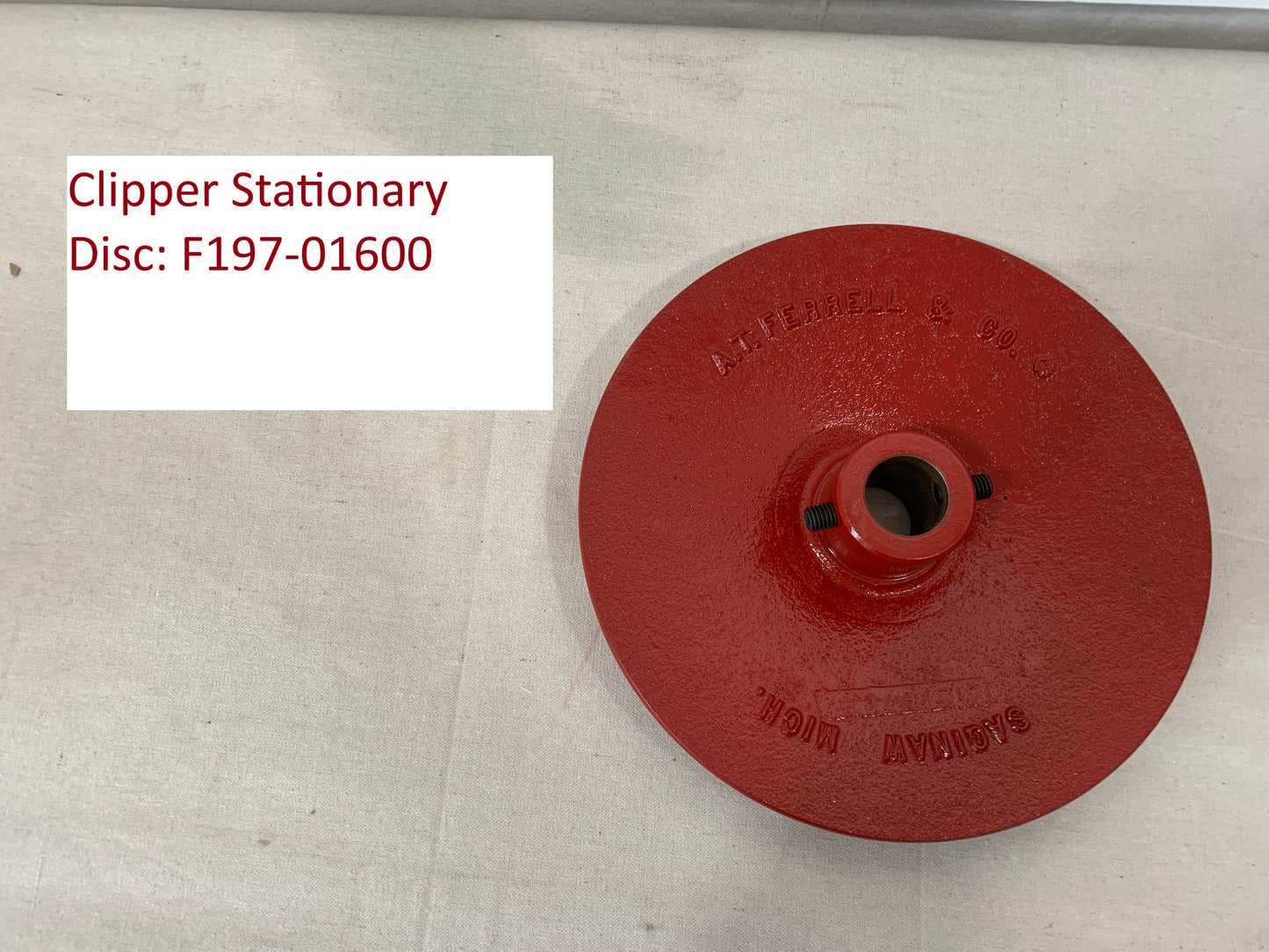 12 inch Clipper Stationary Disc