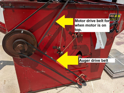 Motor Drive Belt for Clipper M-2B (motor on top)