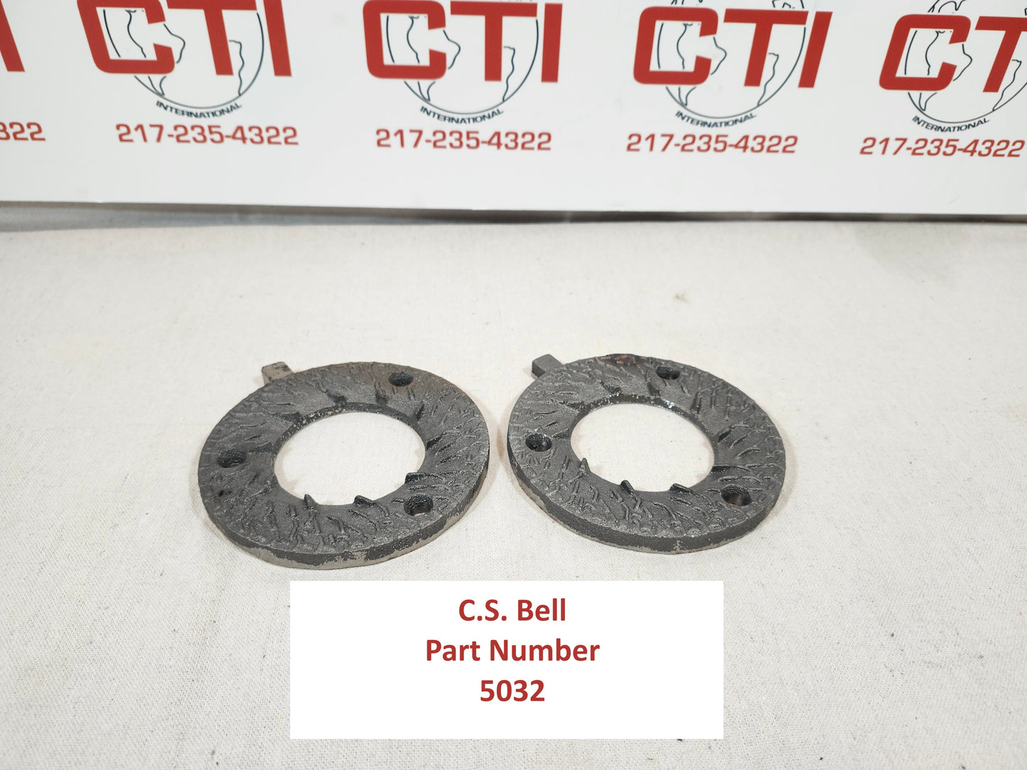 C.S. Bell burr mill Burr Set