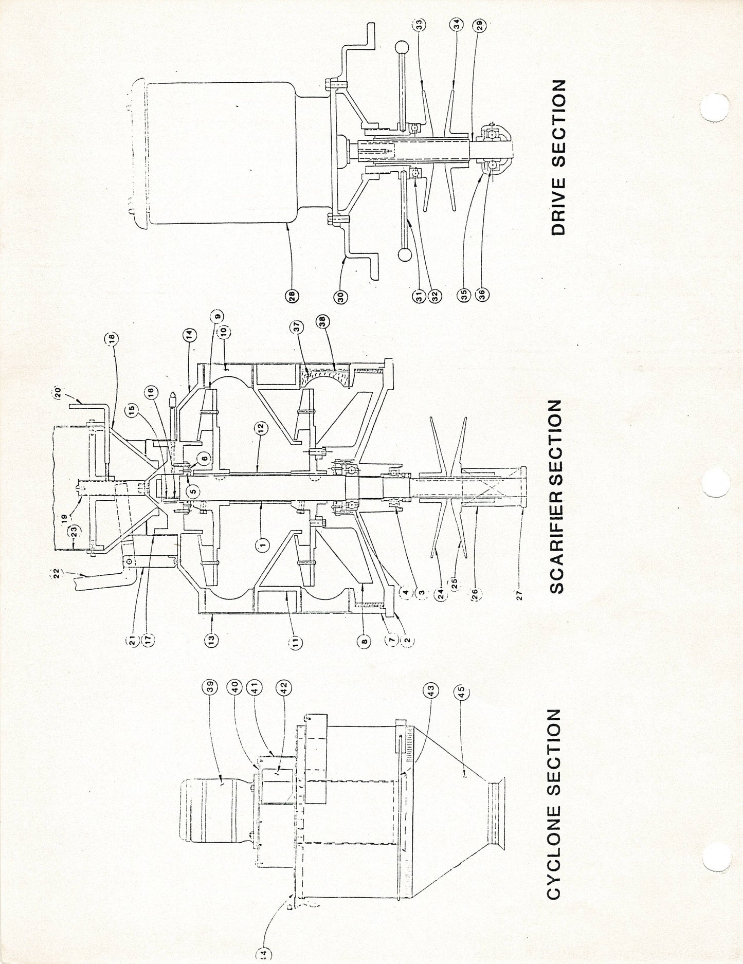 Eddy Giant Huller- Scarifier Carborundun Concave