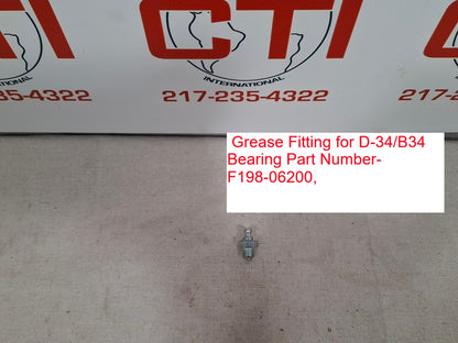 Special Grease Fitting for D-34/B-34 Bearing