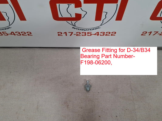 Special Grease Fitting for D-34/B-34 Bearing
