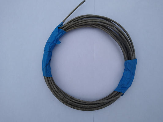 Cable for Brush System, 15' long, 1/8" diameter